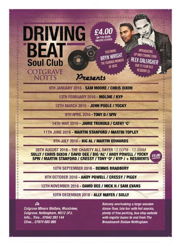 driving beat northern soul 2016 back