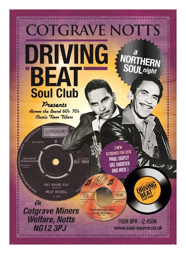 driving beat northern soul 2016 front