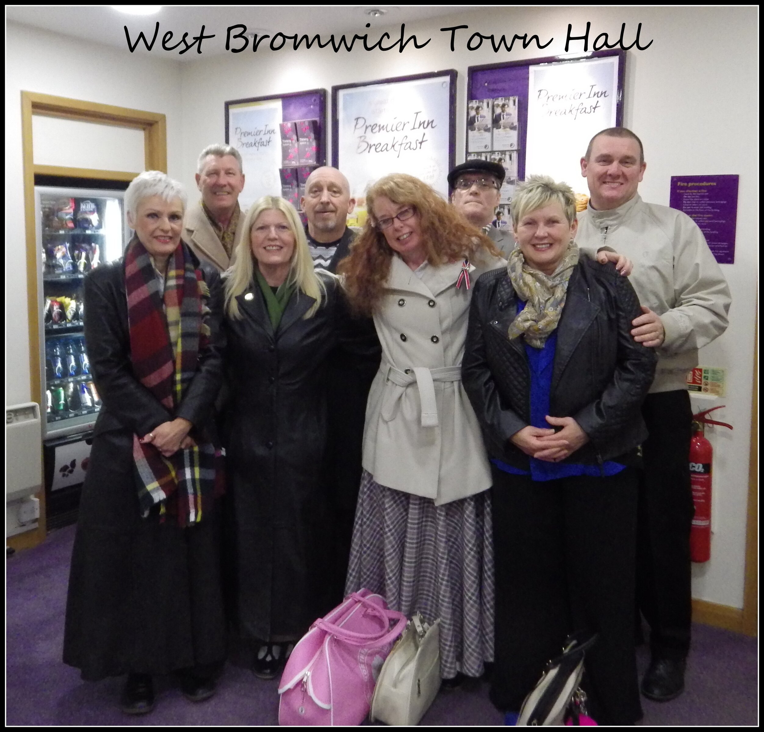 Setting off for West Bromwich Town Hall