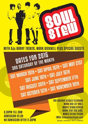 soul stew at the old nags head manchester 2016 dates