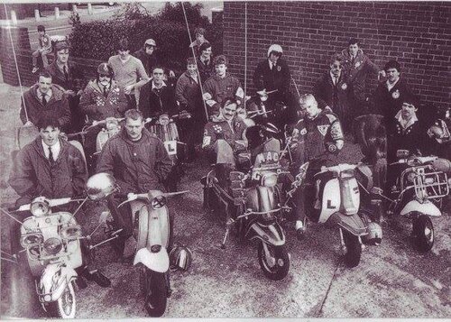 blackpool modernisers scooter club (70's)