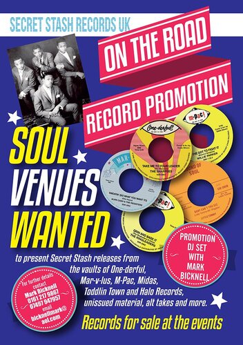 soul venues wated for secret stash records promotions