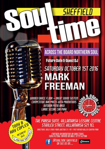 soultime sheffield - guest dj: mark freeman (nuneaton soul club)