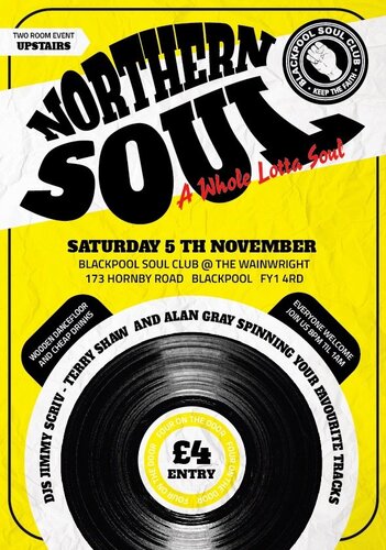 blackpool soul club saturday 5th november 2016