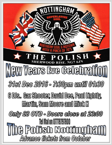 notts - new years eve northern soul & motown