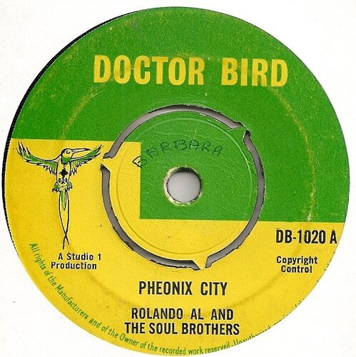 rolando al and the soul brothers pheonix city doctor bird db-102