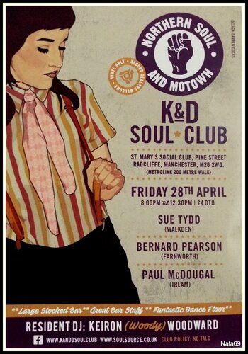 k & d soul club 28th april st. mary's social club radcliffe