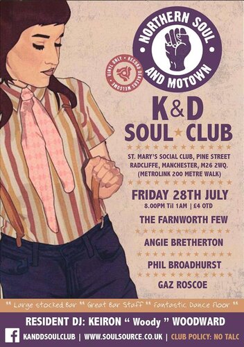 k&d soul club st.mary's social club radcliffe manchester