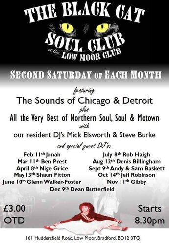 Saturday Soul at The Black Cat - only 3.00 otd