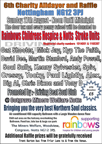 notts 6th annual every penny goes to charity all-dayer