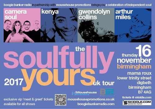 The Soulfully Yours Tour @ Mama Roux's Birmingham