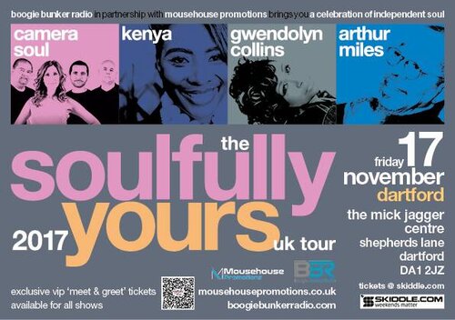 The Soulfully Yours Tour @ The Mick Jagger Centre, Dartford