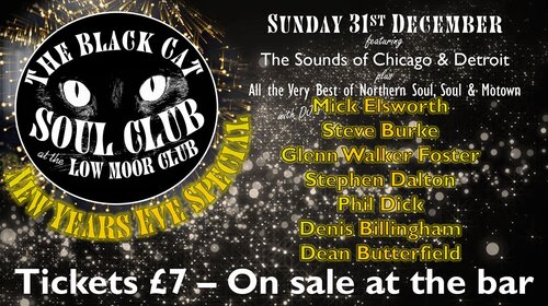 Black Cat New Year's Eve celebrations at Low Moor Club
