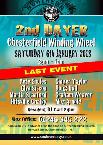 Chesterfield Winding Wheel  Dayer 6th January 2018