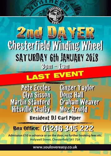 Chesterfield Winding Wheel Last Event