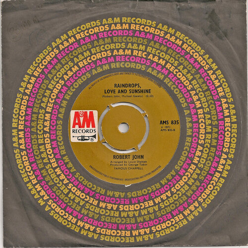 Robert John Raindrops Love & Sunshine A&M AMS 835 1971.jpg