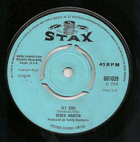Derek Martin Sly Girl Stax 601069 1968.jpg