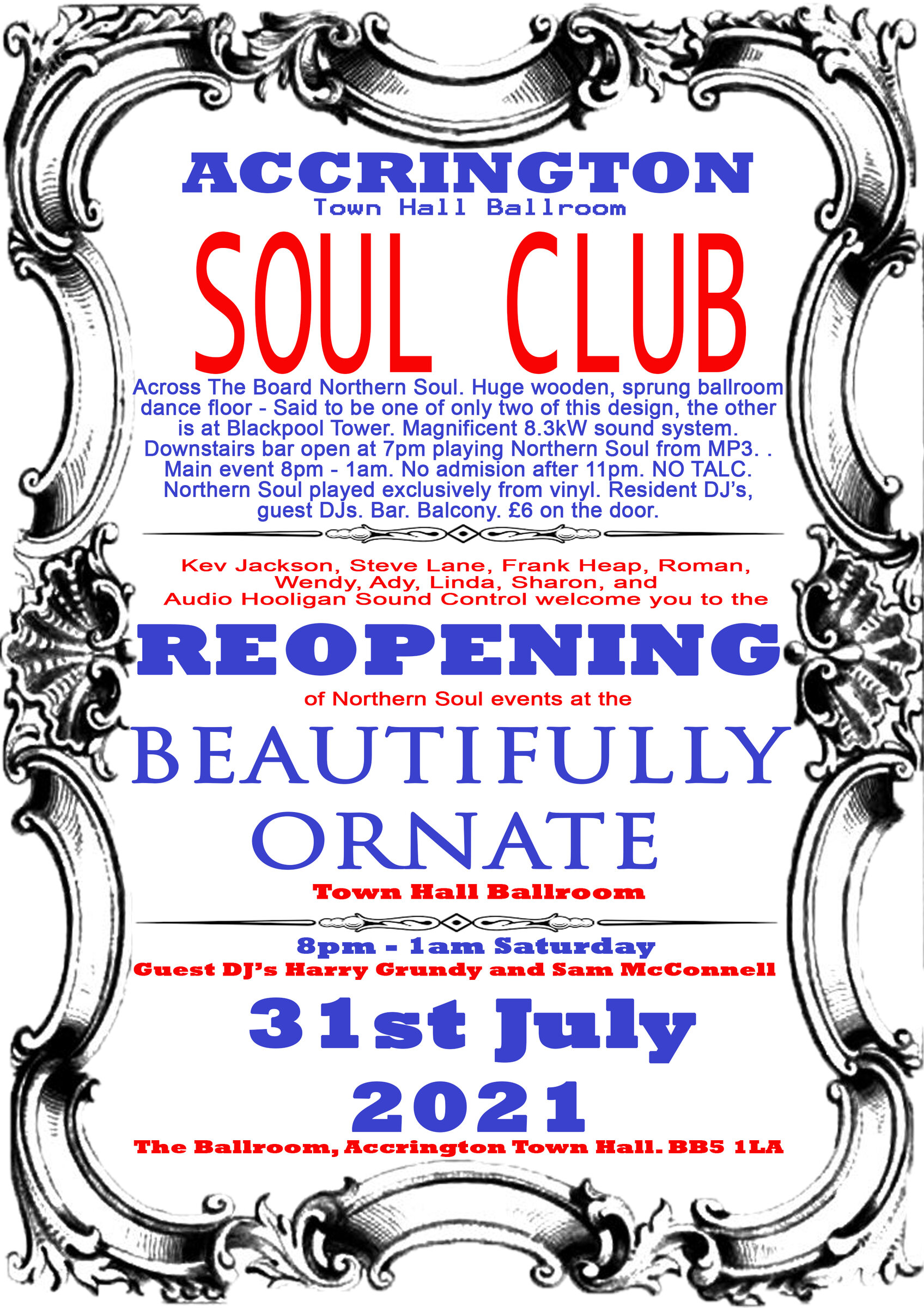 Accrington Soul Club 31.07.21