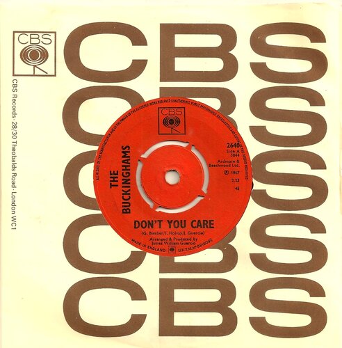 Buckinghams,The Don't you Care CBS 2640 1967.jpg