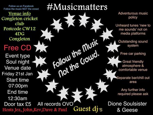 FTMNTC,  Jan 21st Guest DJ's Dione Soulsister & Geese