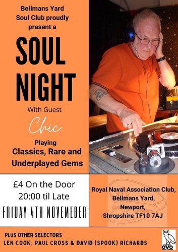 Bellmans Yard Soul Club, Newport - Friday 4th November