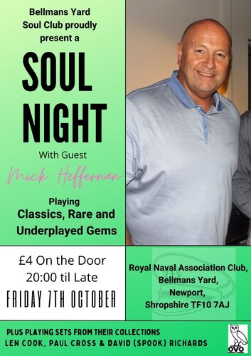 Bellmans Yard Soul Club, Newport - Friday 7th October