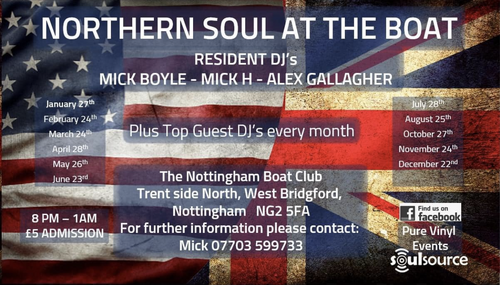 Friday 24th March - The Boat - Nottingham