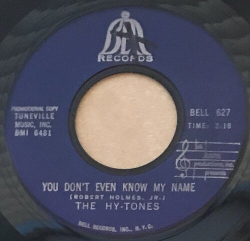 Hy-Tones You dont even know my name.jpg