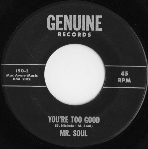 Mr Soul You're too good (bought of John Manship).png