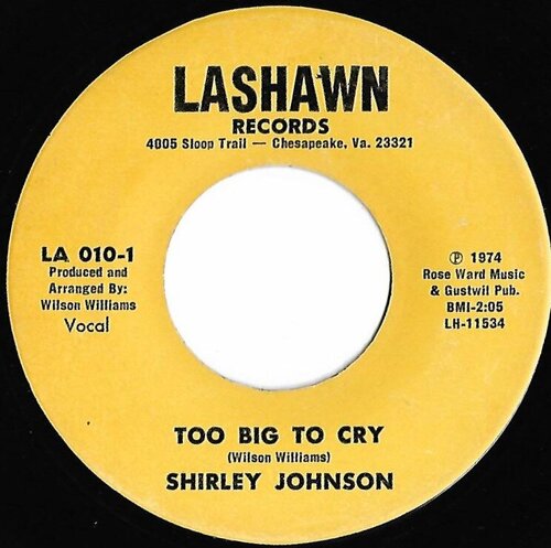 Shirley Johnson Too big to cry.jpg