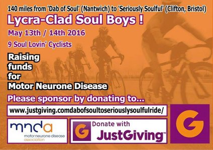 Soul Boys Raising Money for Motor Neurone Disease.