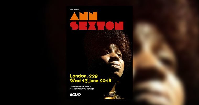 Ann Sexton - Live London - 13th June 2018