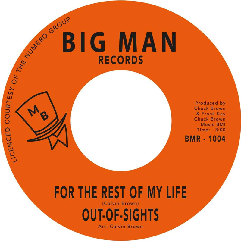 Out Of Sights - For The Rest Of My Life - Big Man Records BMR 1004