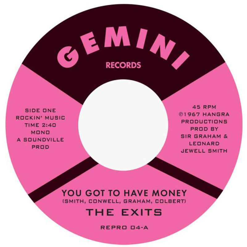 The Exits - You Got To Have Money / Under The Street Lamp - Kent REPRO 4
