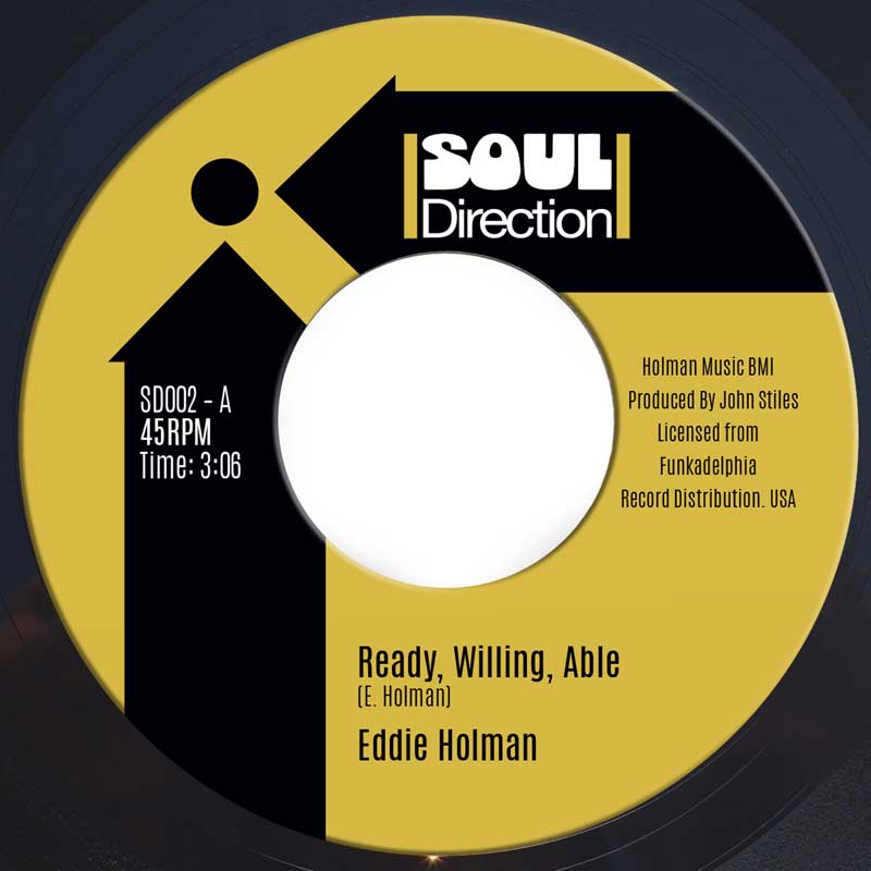 Eddie Holman - Ready Willing Able - Soul Direction Records image