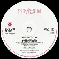 Eddie Floyd - Missing You / You Must Have Been Dreaming - Shotgun Records image