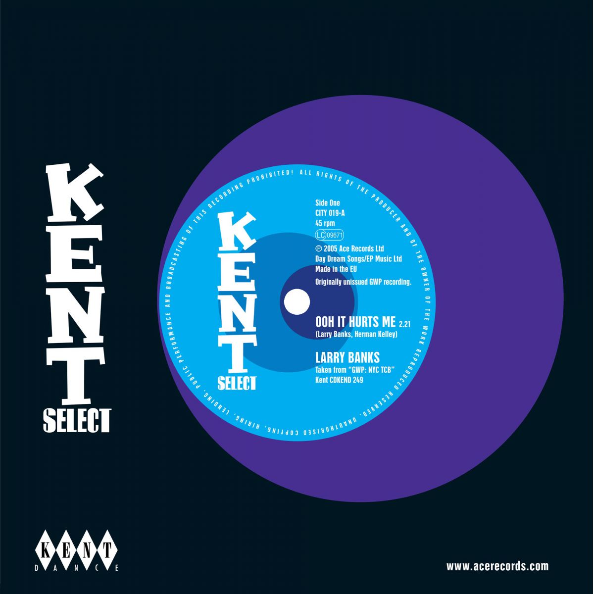 Larry Banks - Ooh It Hurts Me - Kent Select 019