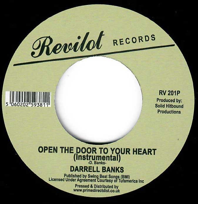 Darrell Banks - Open The Door To Your Heart (Instrumental) RSD 2019