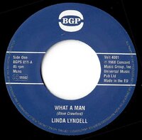 Linda Lyndell / Billy Hawks – What A Man / O Baby (I Do Believe I'm Losing You) - BGP Records image