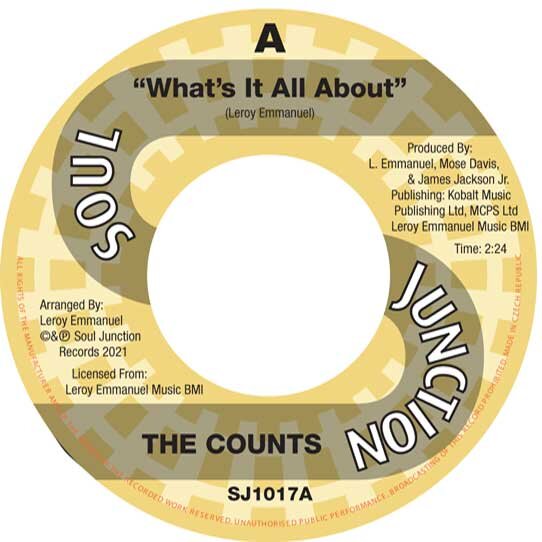 The Counts - What's It All About - Soul Junction NEW 45 zoom image