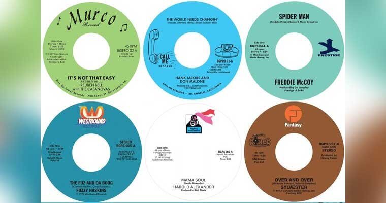 6 x New 45s From BGP (Beat Goes Public) Records - Hank Jacobs, Reuben Bell and more