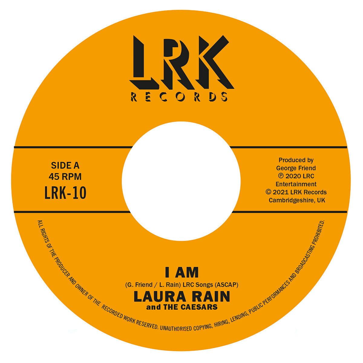  Laura Rain & The Caesars - I Am - LRK Records zoom image