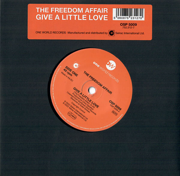 Freedom Affair - Give A Little Love - One World Records image