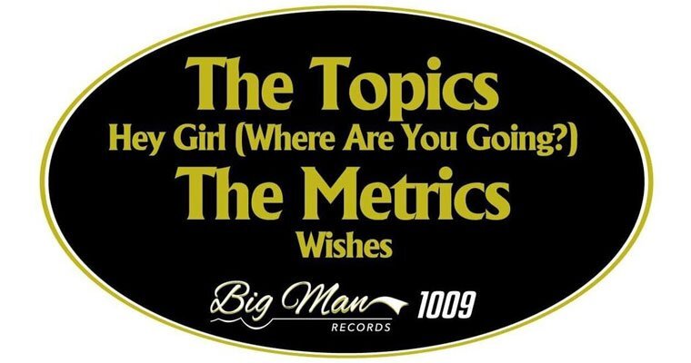 New Release News From Big Man Records - The Topics / The Metrics BMR 1009