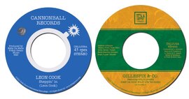 New 45s Cannonball Records and Tesla Groove - Leon Cook & Gillespie and Co