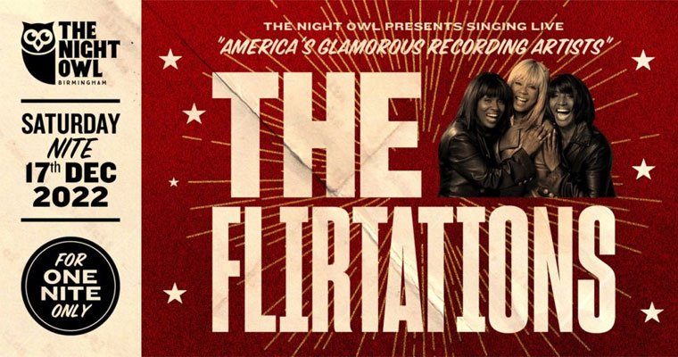 More information about "The Flirtations @ The Night Owl Birmingham Sat 17th Dec 2022"