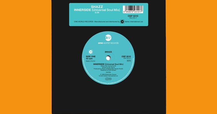 New 45 - Shazz - Innerside - One World Records magazine cover