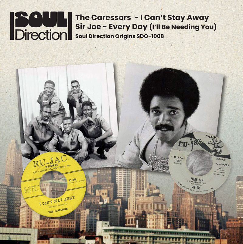 The Caressors - I Can’t Stay Away / Sir Joe - Every Day - Soul Direction Origins SDO1008 image
