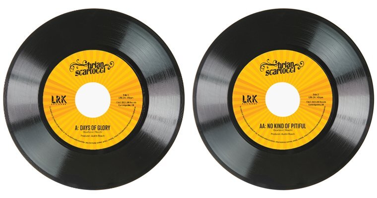 Pre-order: New Retro Soul 45 - Brian Scartocci - Days Of Glory / No Kind Of Pitiful - LRK RECORDS magazine cover
