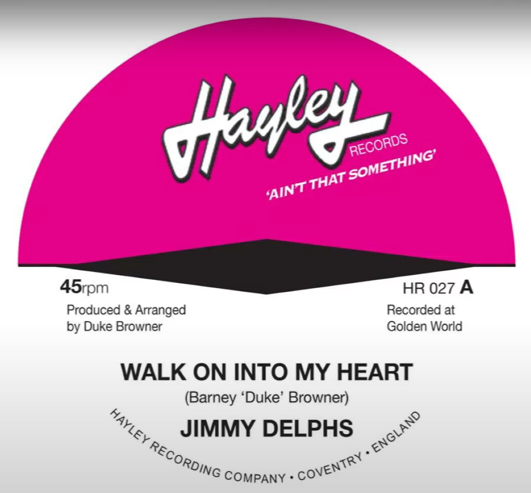 Jimmy Delphs - Walk On Into My Heart - Hayley Records image